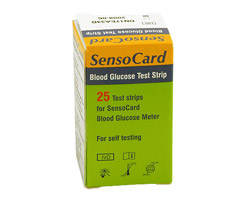 Тест-полоски Сенсокард 25 штук (Sensocard)