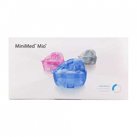 Устройство для инфузии Мио, 10 канюль 6 мм, 10 трубочек 60 см, голубой