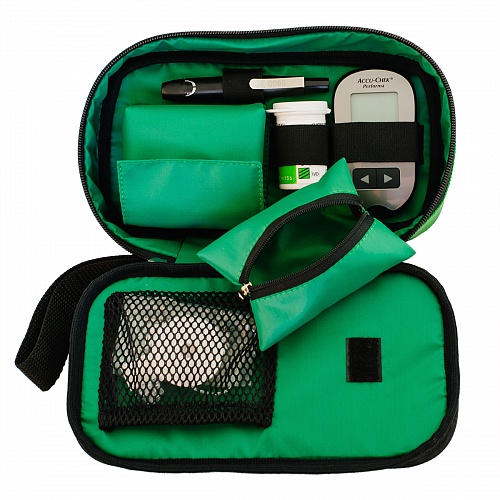 Термокейс для шприц-ручек, инсулина и Диа принадлежностей-Зеленый