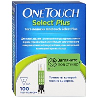 Тест-полоски OneTouch Select Plus №100