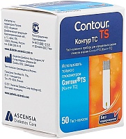 Тест-полоски Contour TS (Контур ТС) для глюкометра 50 шт.